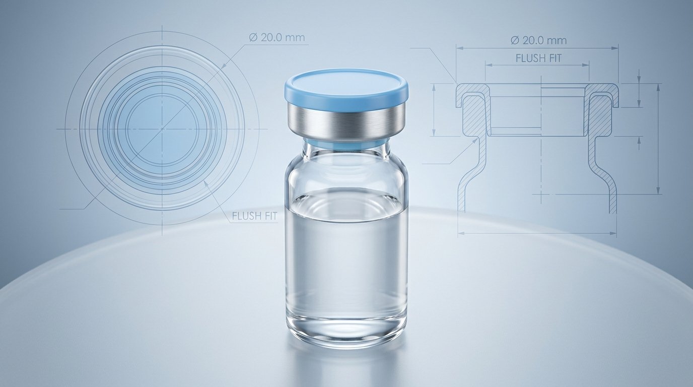 ISO 8362-7: Aluminium-Plastics Caps Without Overlapping Plastics Part