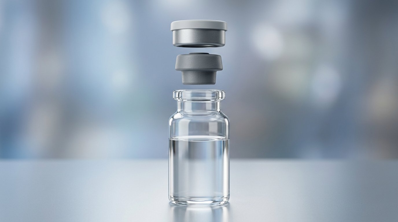 Pairing the Rubber Stopper and Aluminium Seal on a Vial