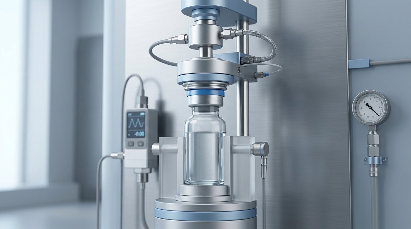 USP <1207> Explained: Container Closure Integrity for Sterile Products”/></figure>
<p><strong>USP General Chapter <1207> is the informational chapter that frames how a sterile product’s package is evaluated for container closure integrity (CCI), the ability of the closed container to maintain a sterile barrier and keep contents within specification.</strong> It does not set a single pass/fail test. Instead it gives manufacturers a framework for choosing and validating leak-test methods, distinguishes deterministic from probabilistic approaches, defines the concept of a maximum allowable leakage limit, and promotes a package integrity strategy that runs across the product lifecycle. In short, it is the reference a pharmaceutical company turns to when it has to prove that a sealed vial stays sealed.</p>
<p>This guide explains what USP <1207> covers, why container closure integrity matters for sterile products, the difference between deterministic and probabilistic leak tests, and the main families of CCI test methods.</p>
<h2>Key takeaways</h2>
<ul>
<li><strong>USP <1207> is informational</strong> (a chapter numbered above <1000> in the USP-NF), so it gives guidance and a framework rather than a mandatory single test.</li>
<li>Its subject is <strong>container closure integrity (CCI)</strong>: the package’s ability to maintain a sterile barrier and protect product quality over shelf life.</li>
<li>It favours <strong>deterministic</strong> leak-test methods (measuring a quantitative physical parameter) over <strong>probabilistic</strong> ones (where detection depends on a chain of variable conditions).</li>
<li>It introduces the <strong>maximum allowable leakage limit (MALL)</strong>: the largest leak a package can have while still protecting the product.</li>
<li>It promotes a <strong>lifecycle approach</strong>, with CCI considered in package design and qualification, during stability, and at release as appropriate.</li>
<li>The integrity of an injectable vial depends on the whole <strong>container closure system</strong> (vial, stopper, and the aluminium seal that crimps the stopper in place), not the container alone.</li>
</ul>
<h2>What is USP <1207>?</h2>
<p><strong>USP General Chapter <1207>, “Package Integrity Evaluation: Sterile Products,” is an informational chapter in the United States Pharmacopeia: National Formulary (USP-NF) that describes how to evaluate and assure container closure integrity for sterile drug products.</strong> It is published and maintained by the <a href=