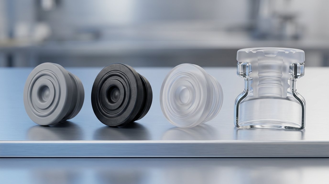 Vial Closure Rubber Types: Butyl, Halobutyl, EPDM, Silicone, and How to Choose