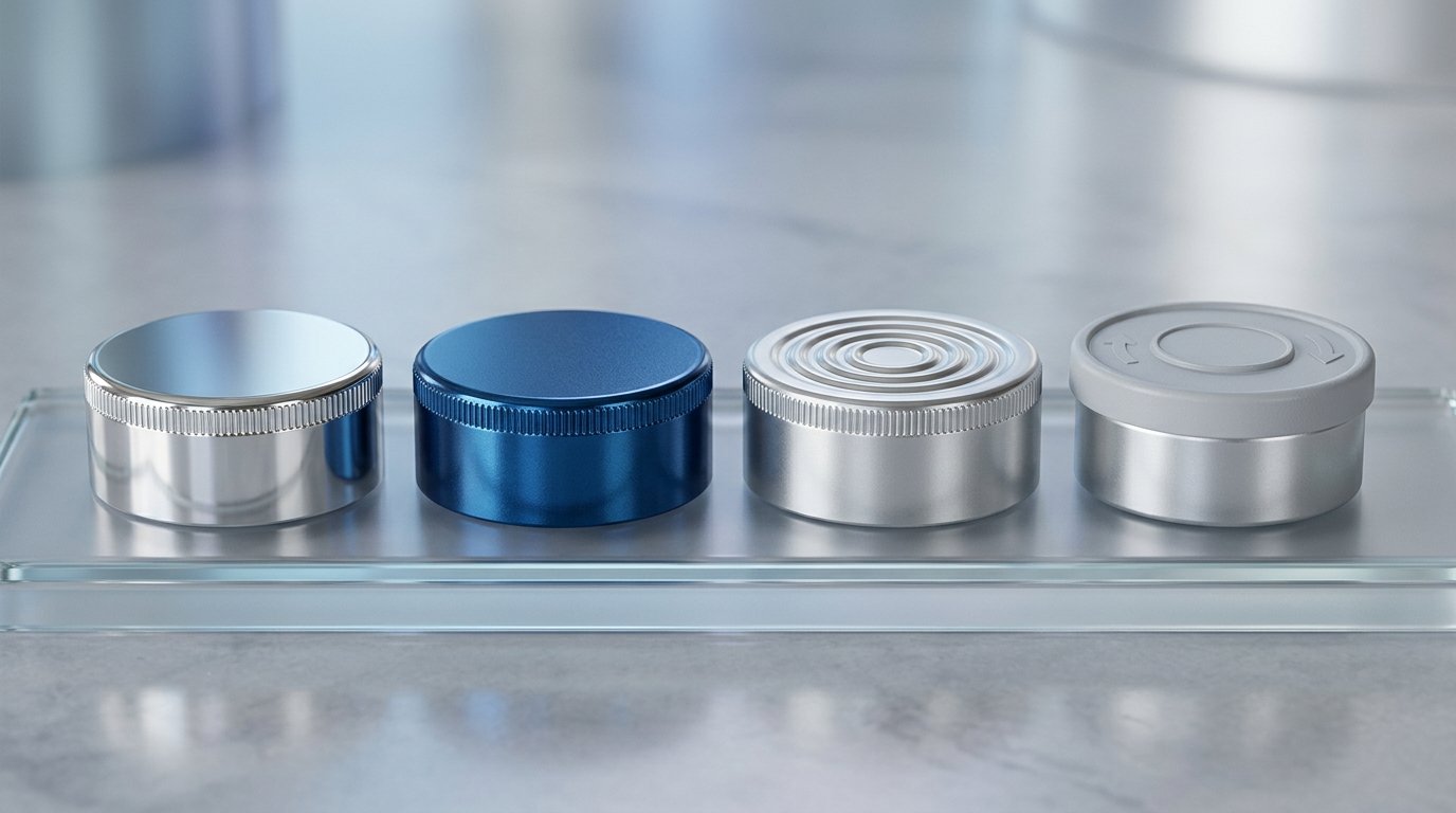 Aluminium Cap Finish Types: Opening Styles and Surface Finishes Explained